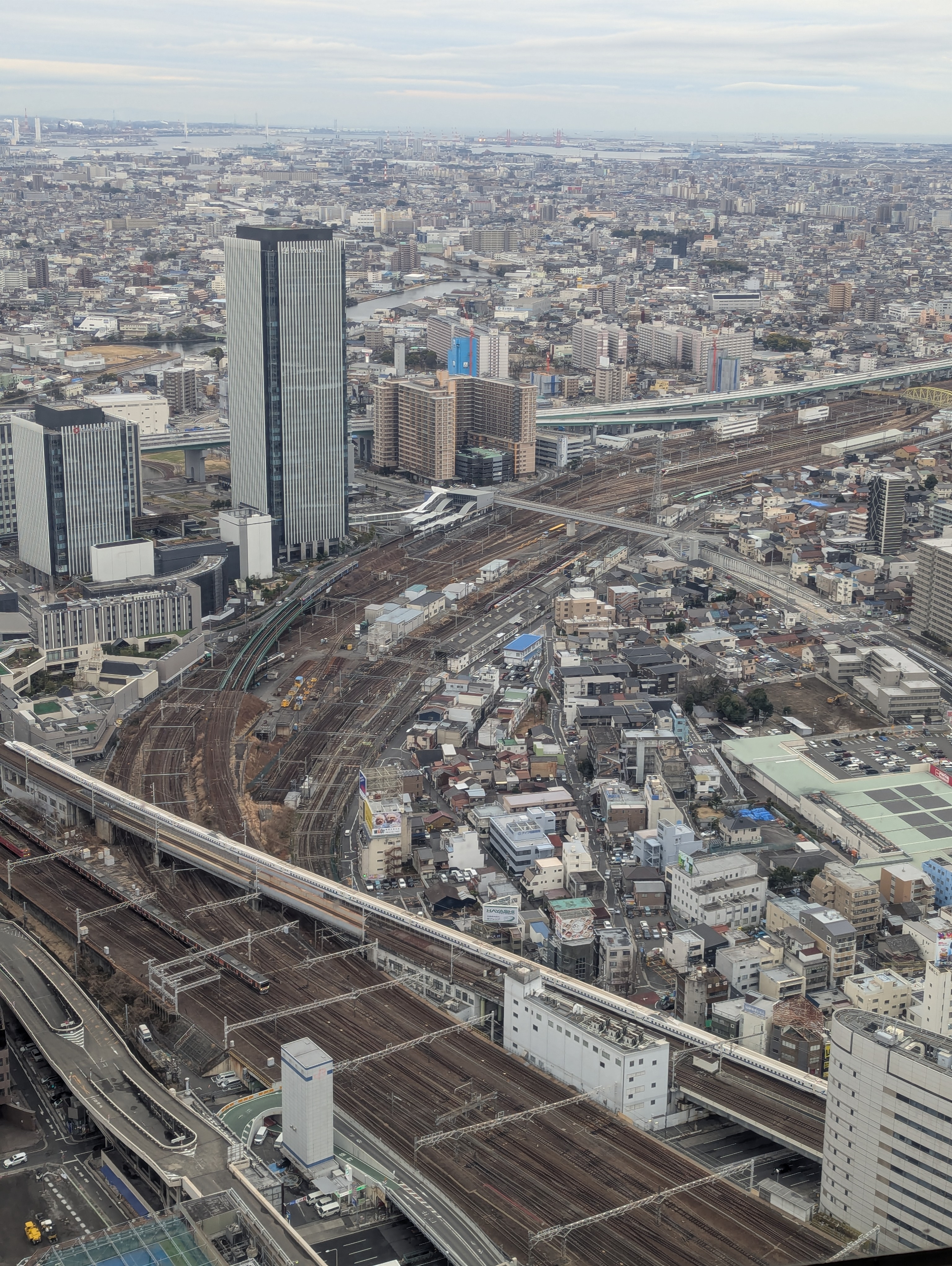 展望台から見た名古屋の景色